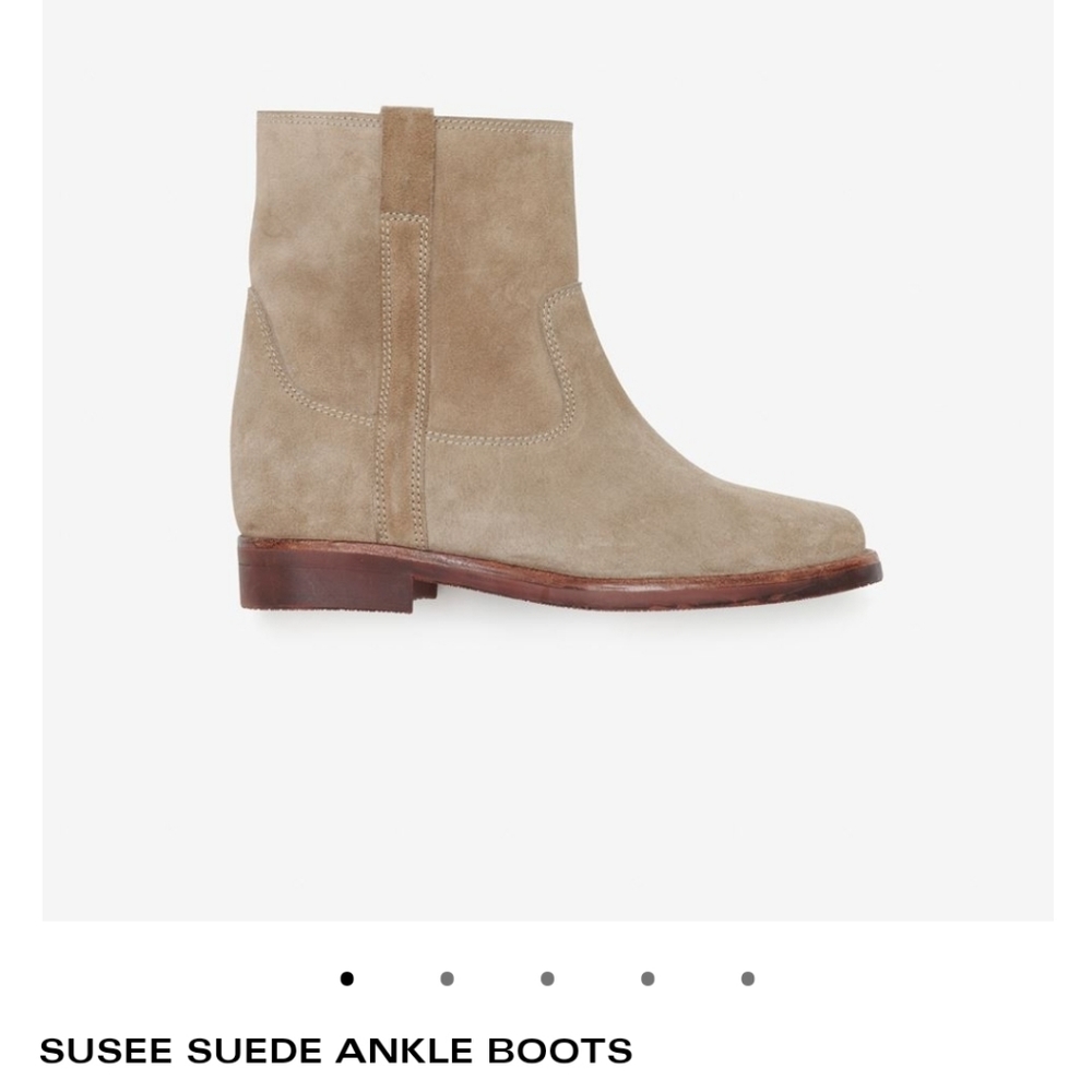 ISABEL MARANT BOOTS - Size 38 Taupe